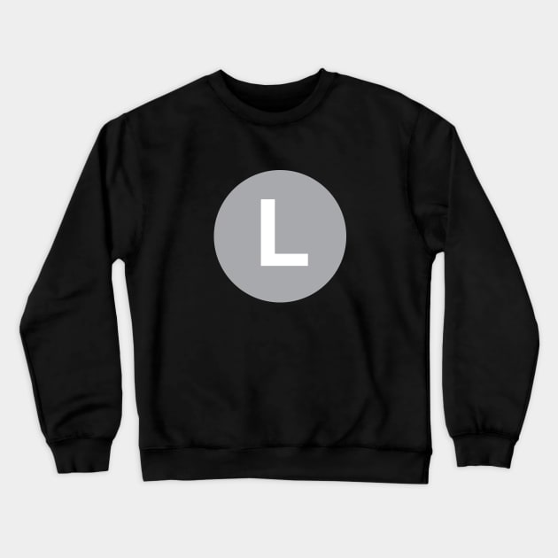 L Train Crewneck Sweatshirt by Assertive Shirts